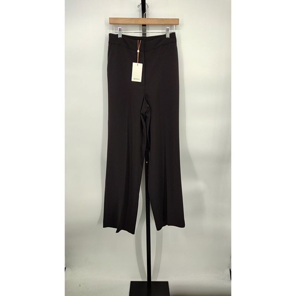 Quince Stretch Crepe Black Women's Pants 8 NWT 30”
